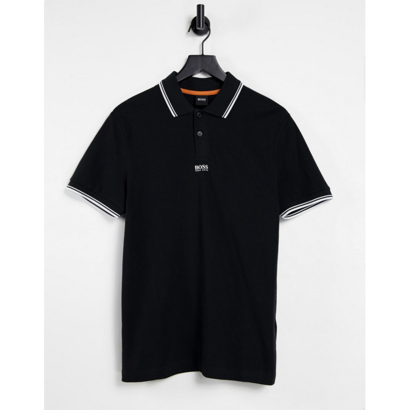 BOSS Pchup1 polo in black