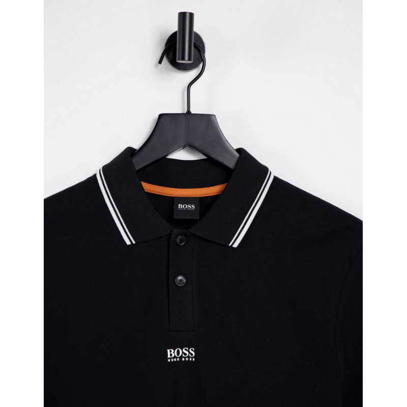 BOSS Pchup1 polo in black