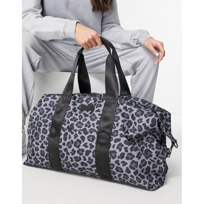 Consigned holdall in animal...