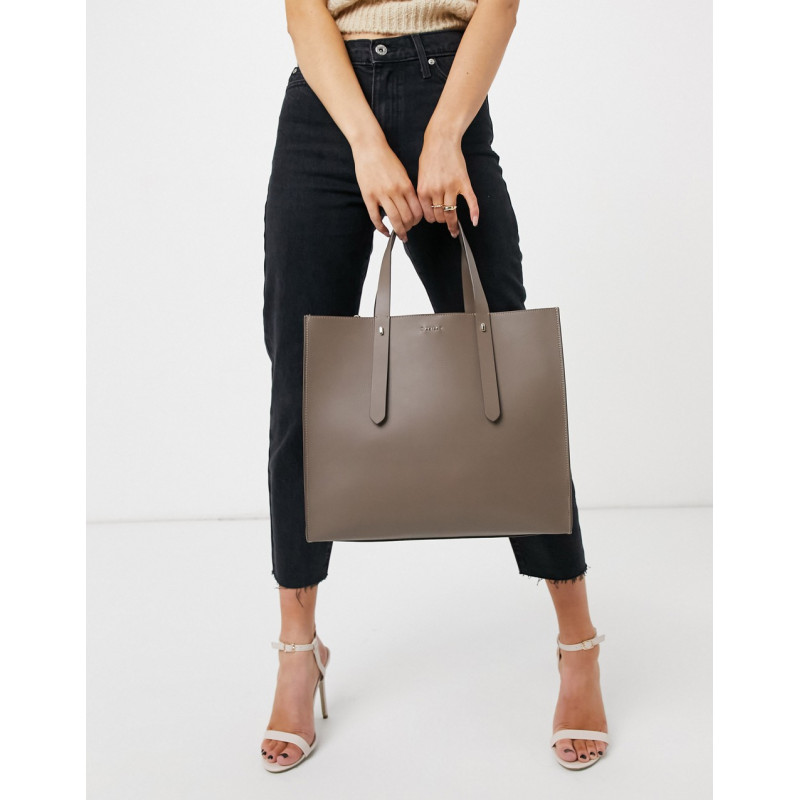 Reiss swaby leather tote in...
