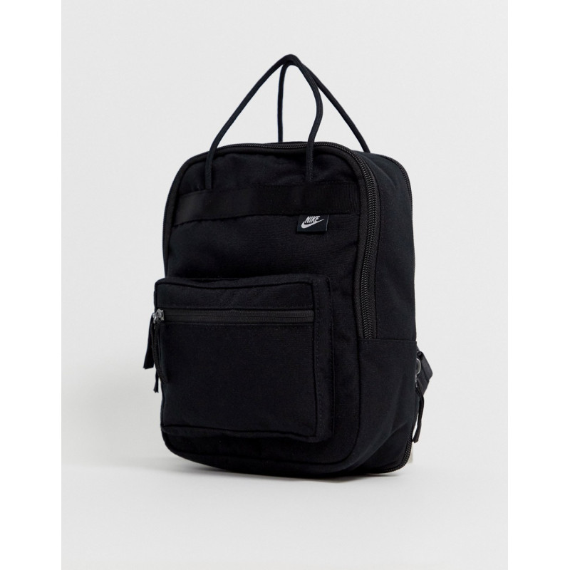 Nike black boxy mini backpack