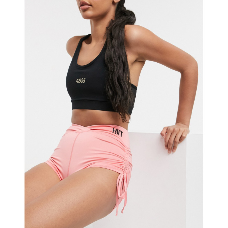 HIIT ruched booty short in...
