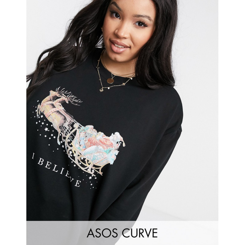 ASOS DESIGN Curve Christmas...