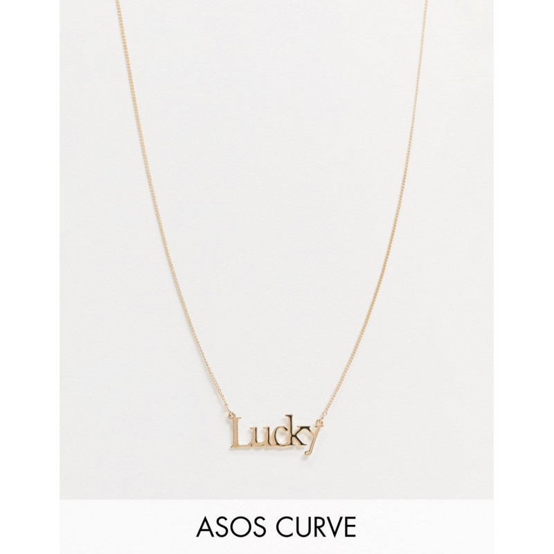 ASOS DESIGN Curve necklace...
