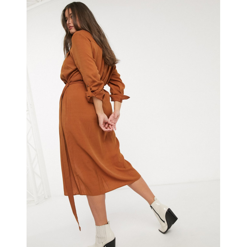 Only Curve utility maxi dress