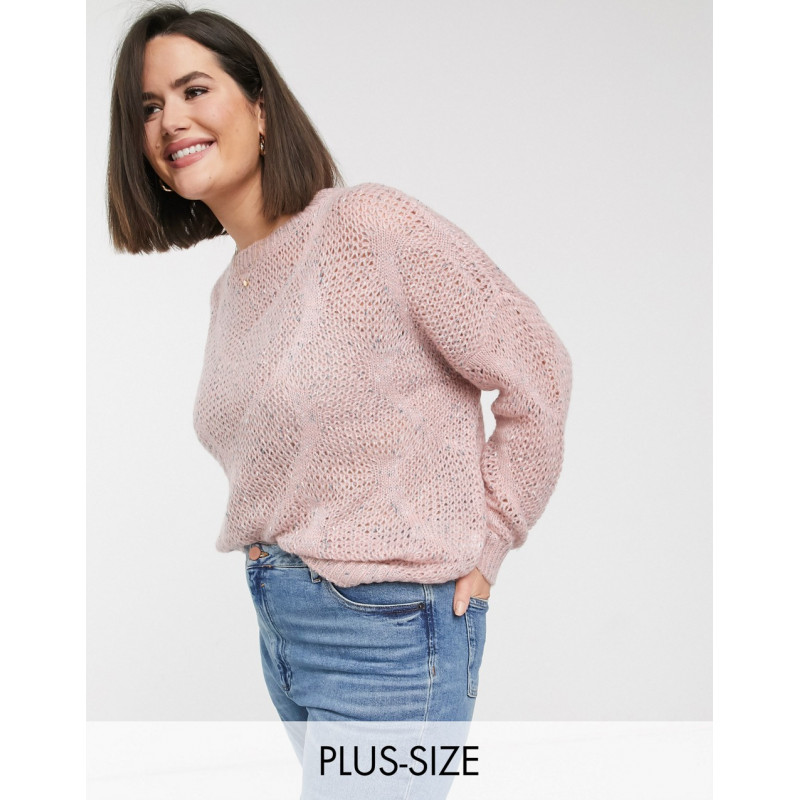 Only Curve open knit jumper...