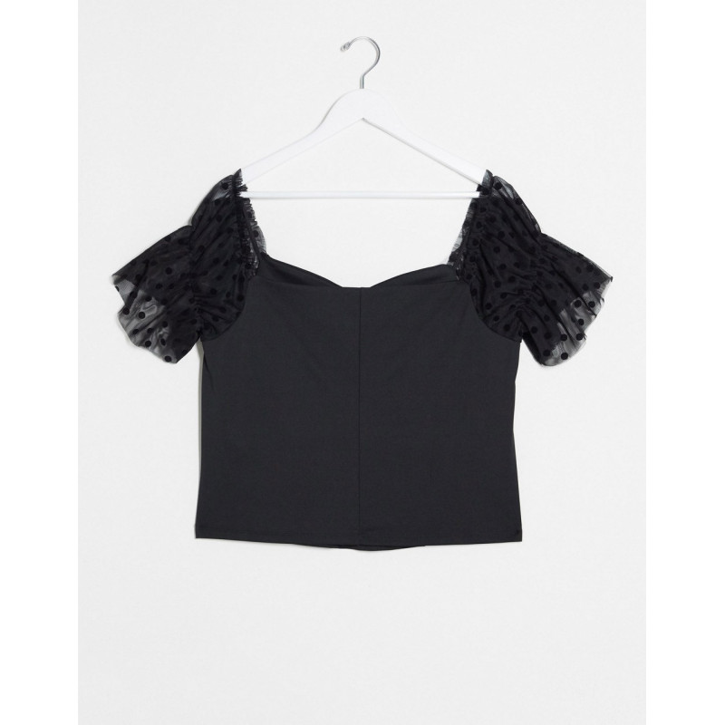 Simply Be bardot top with...