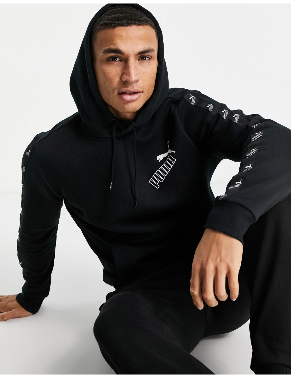 Puma Amplified hoodie in black