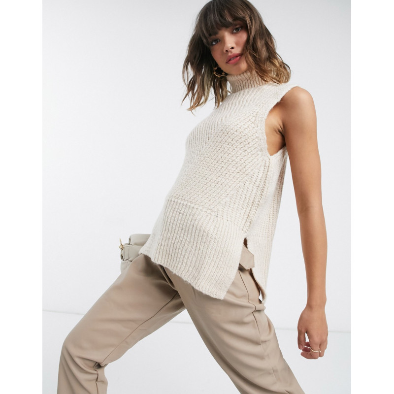 Y.A.S knitted vest with...