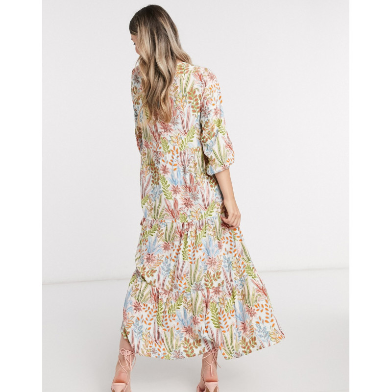 Y.A.S tiered maxi dress in...