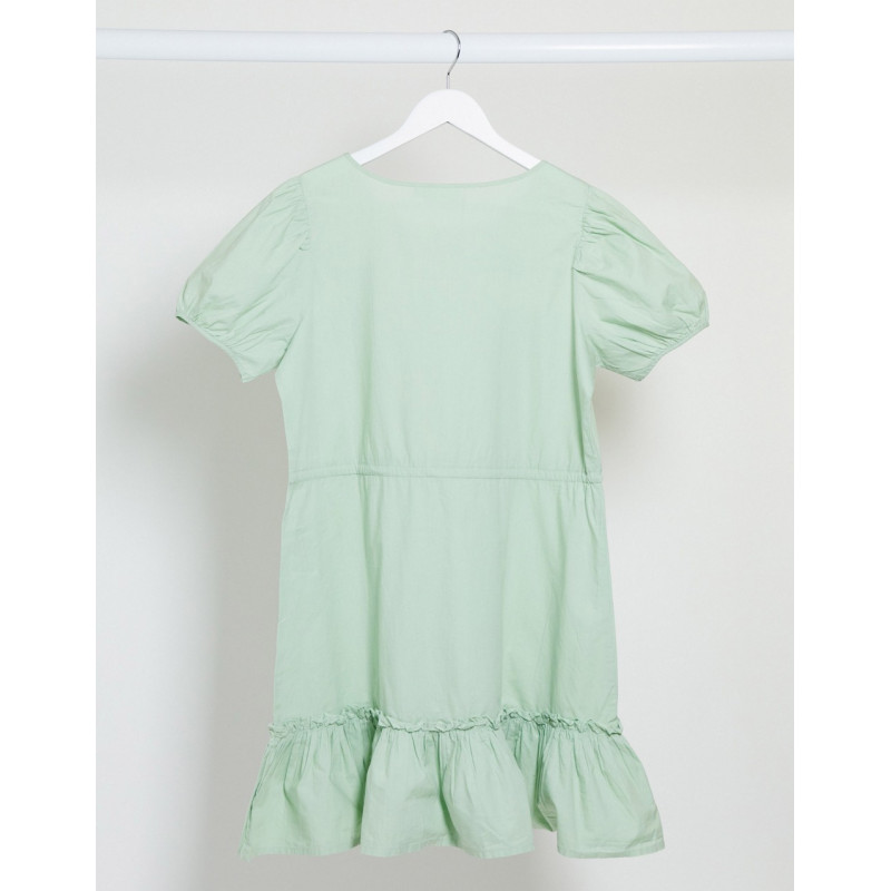 Vila mini smock dress with...