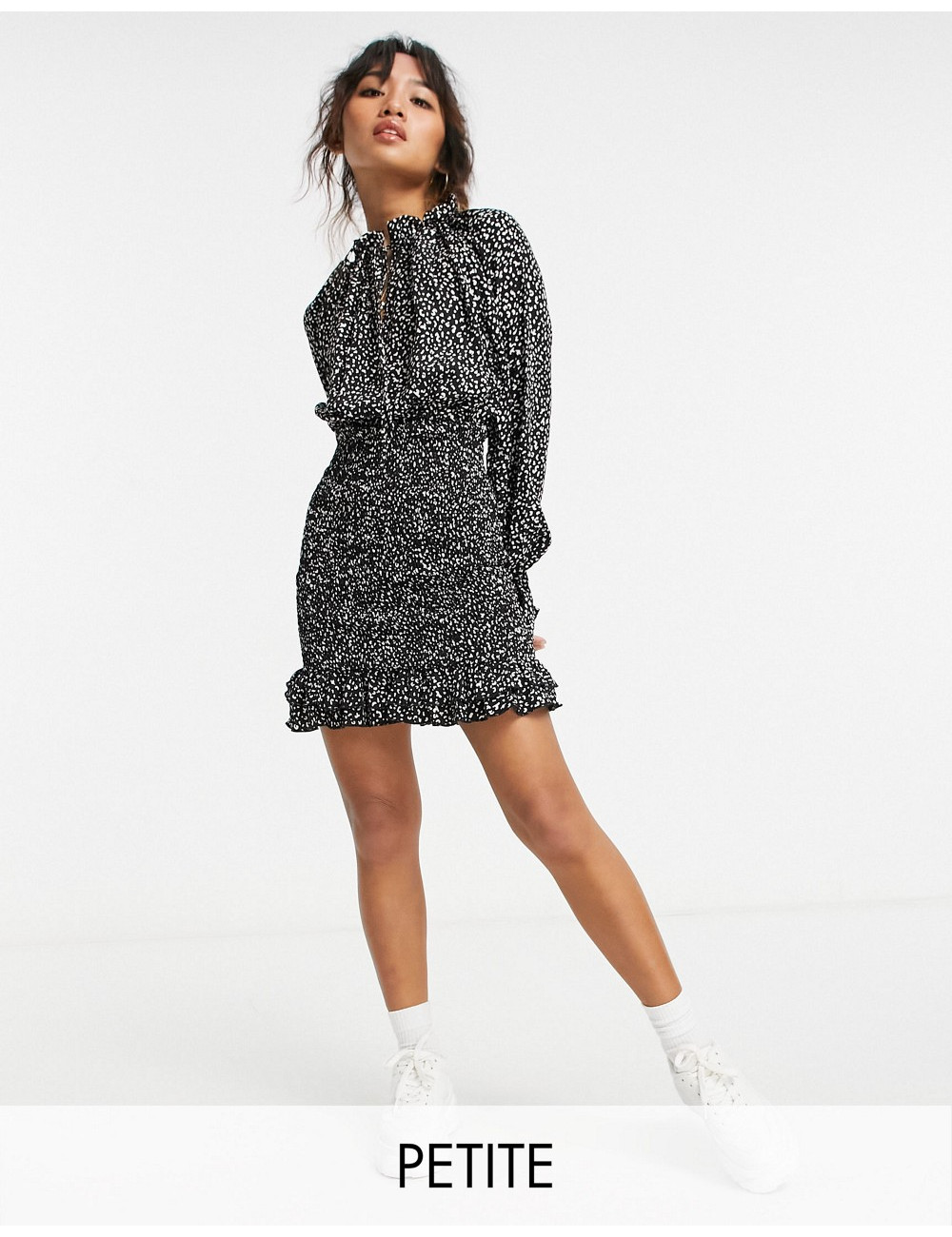 Missguided Petite shirred...