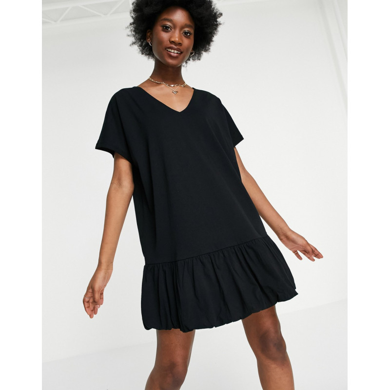 ASOS DESIGN v neck bubble...