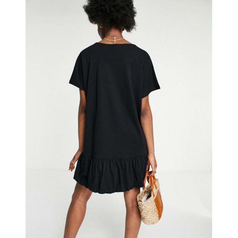 ASOS DESIGN v neck bubble...