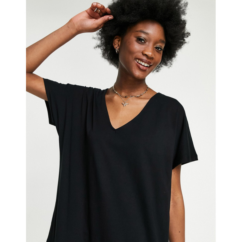 ASOS DESIGN v neck bubble...