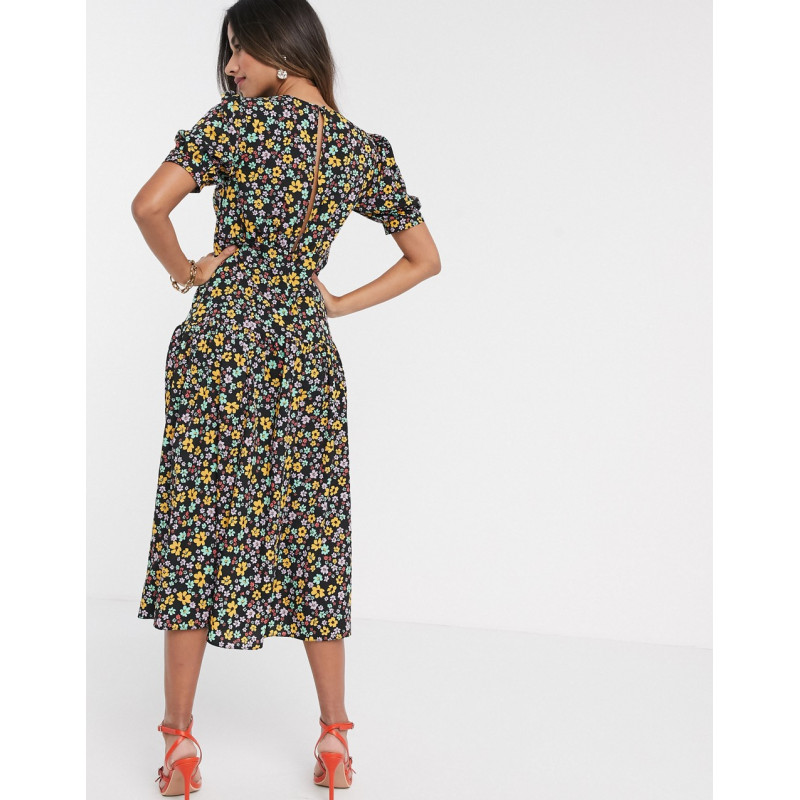 ASOS DESIGN midi tea dress...