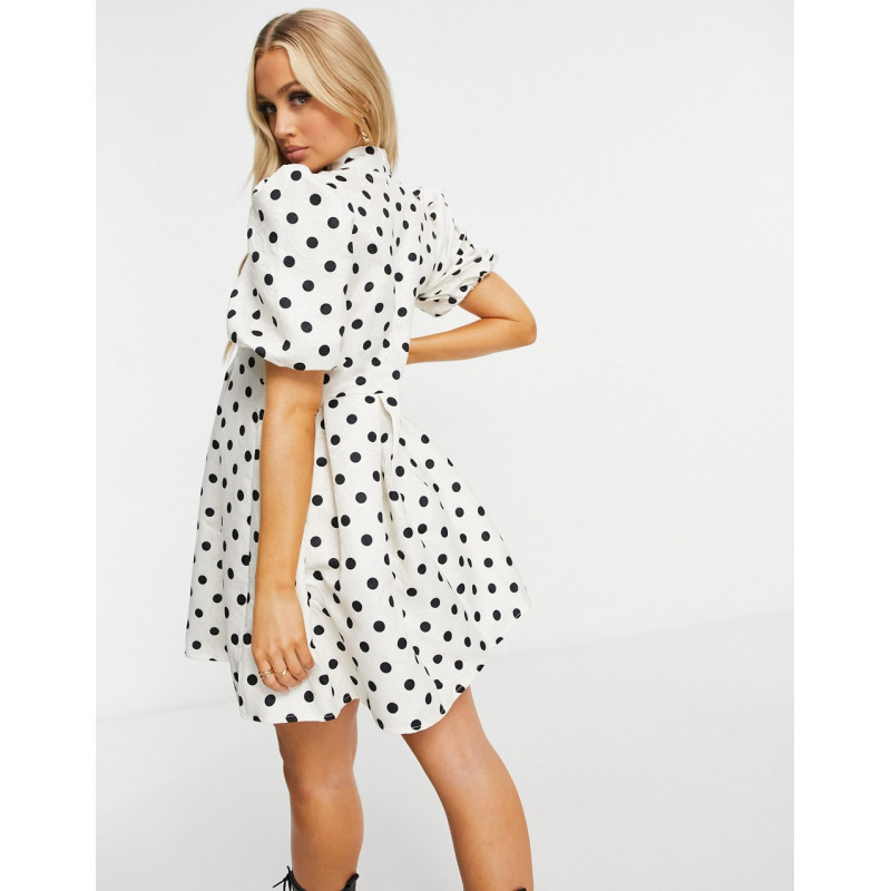 Missguided dress with puff...