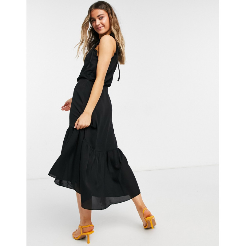 Oasis ruffle neck tiered...