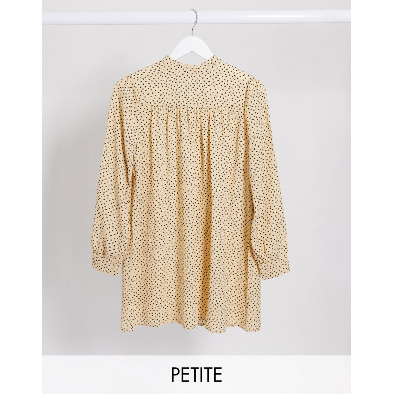 Only Petite smock dress in...