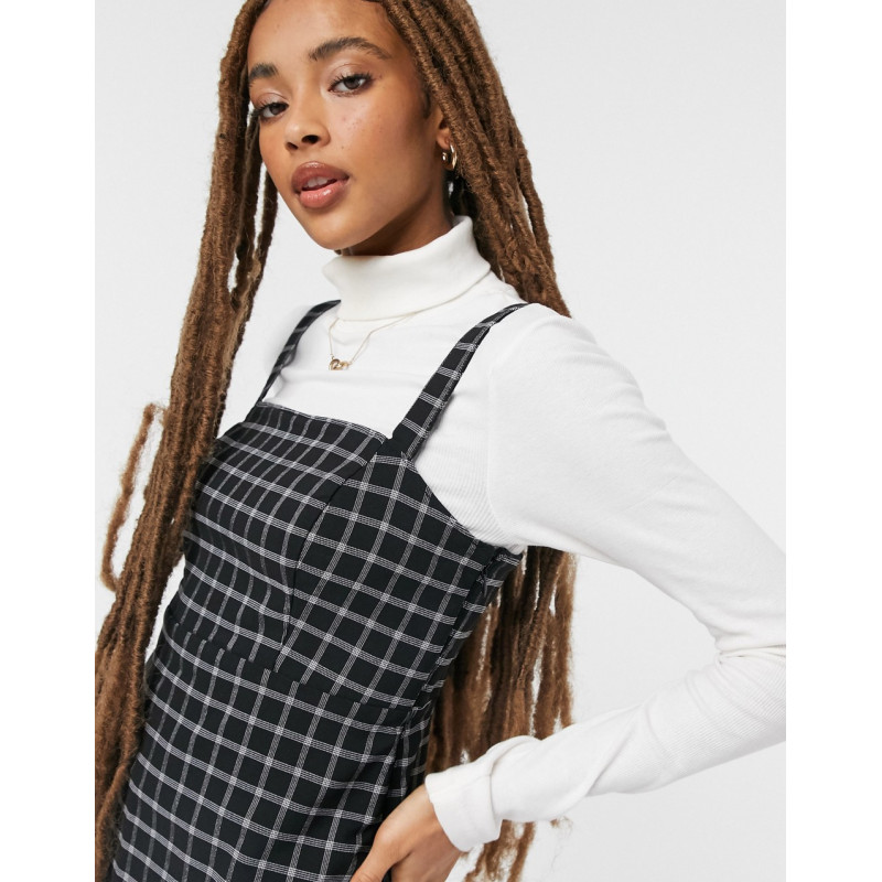 Hollister pinafore dress in...