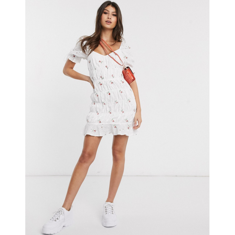 Missguided ruched mini...