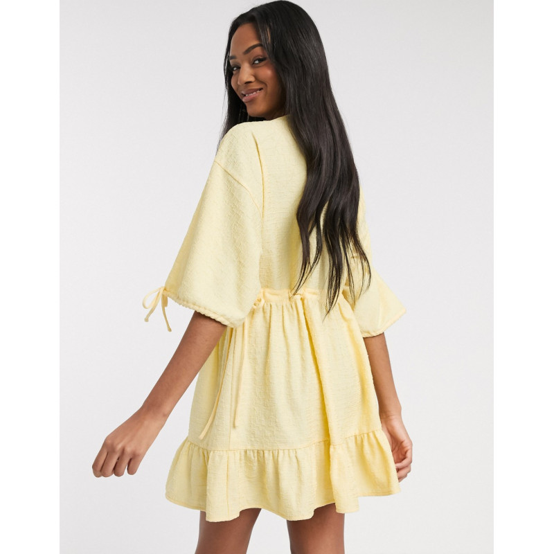 ASOS DESIGN textured smock...