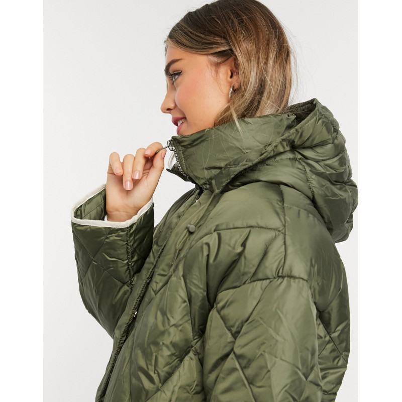 ASOS DESIGN quilted puffer...