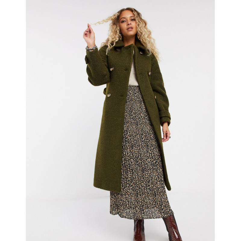 Topshop boucle trench coat...