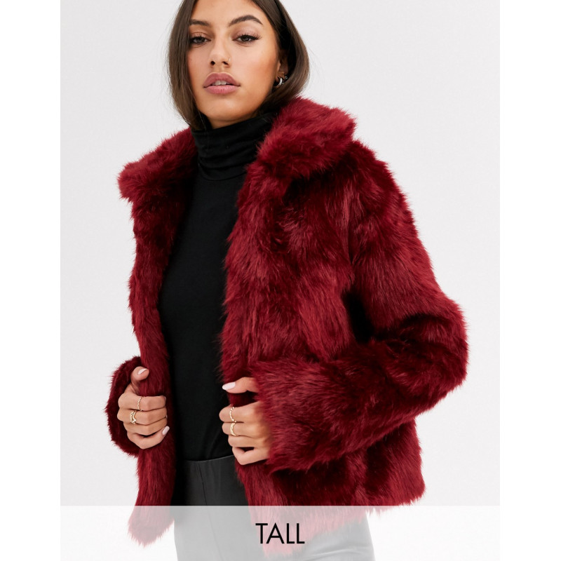 Glamorous Tall faux fur jacket