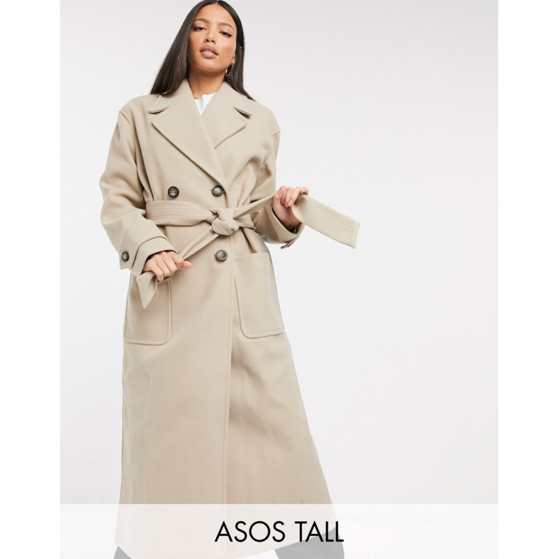 ASOS DESIGN Tall belted...