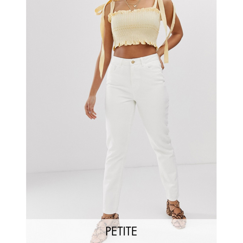 Only Petite white mom jean
