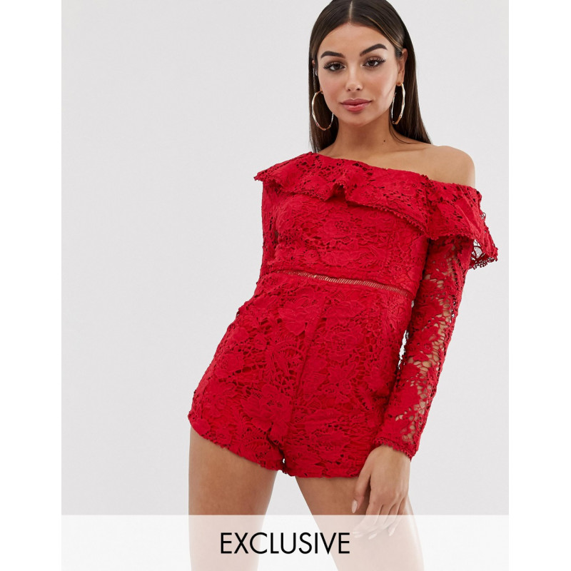 Missguided lace playsuit...