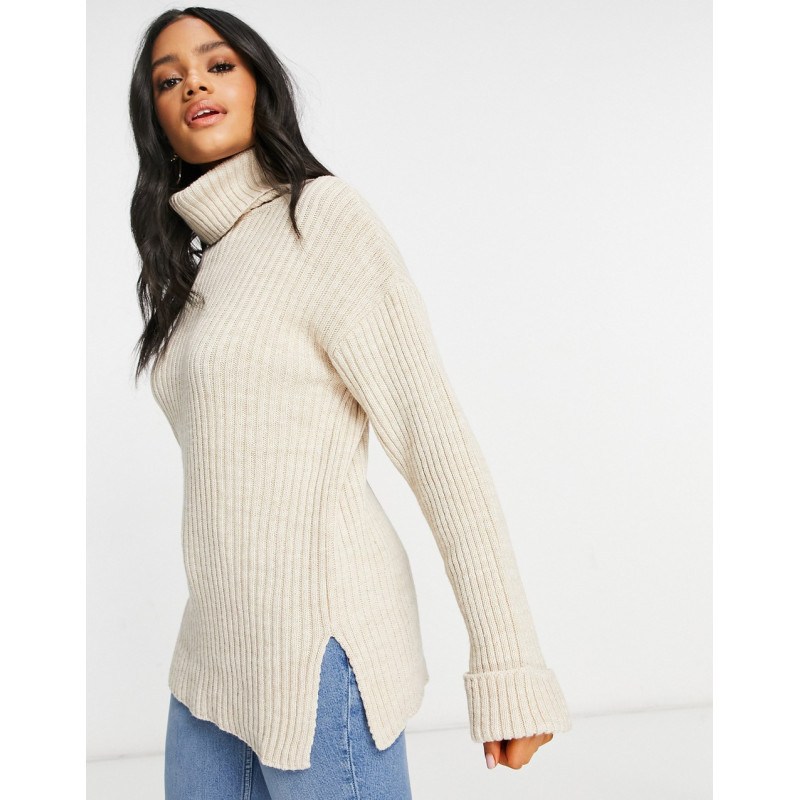 NA-KD ribbed knitted roll...