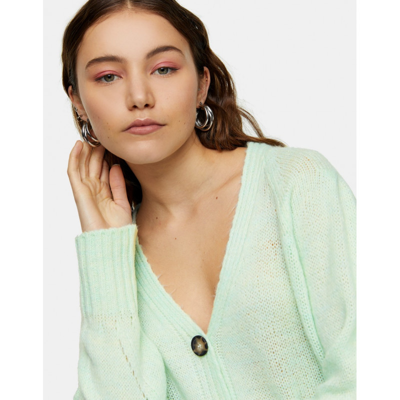 Topshop cropped cardigan in...