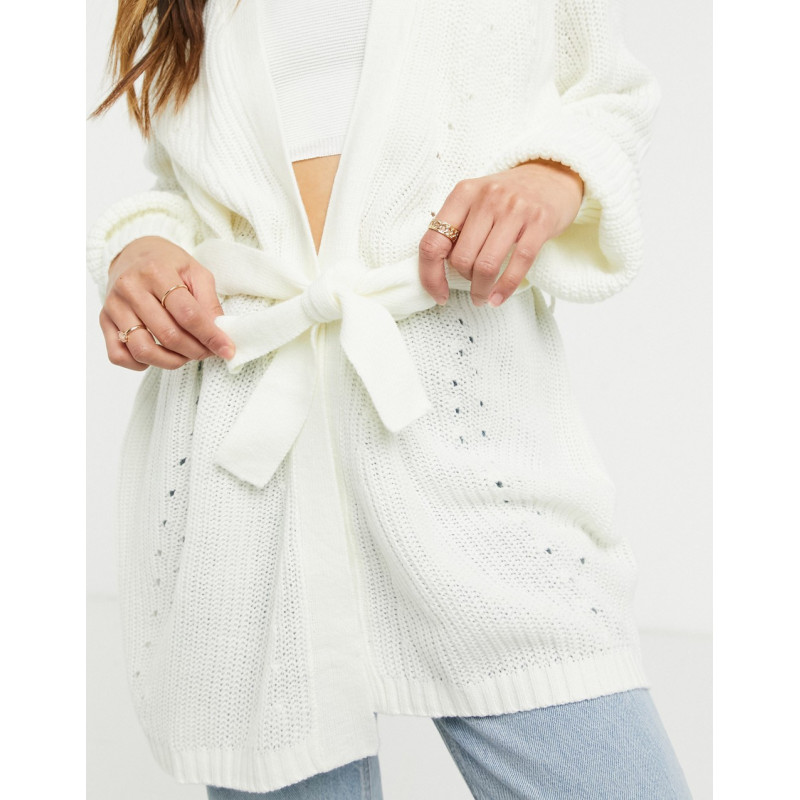Vila knitted cardigan with...