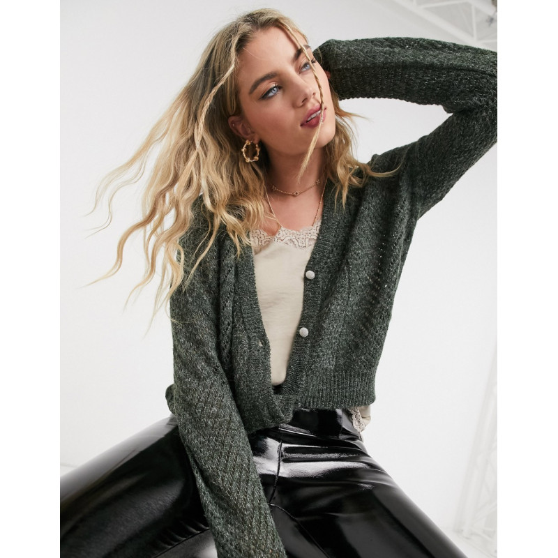 Only cardigan in green