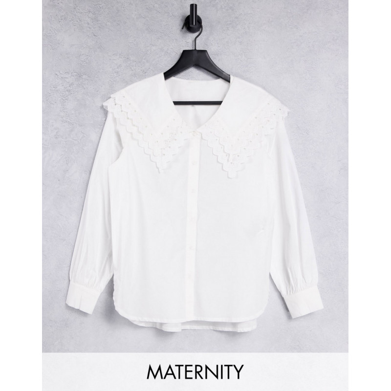Pieces Maternity oversized...