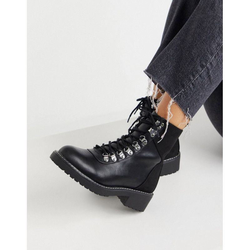 London Rebel lace up boots...