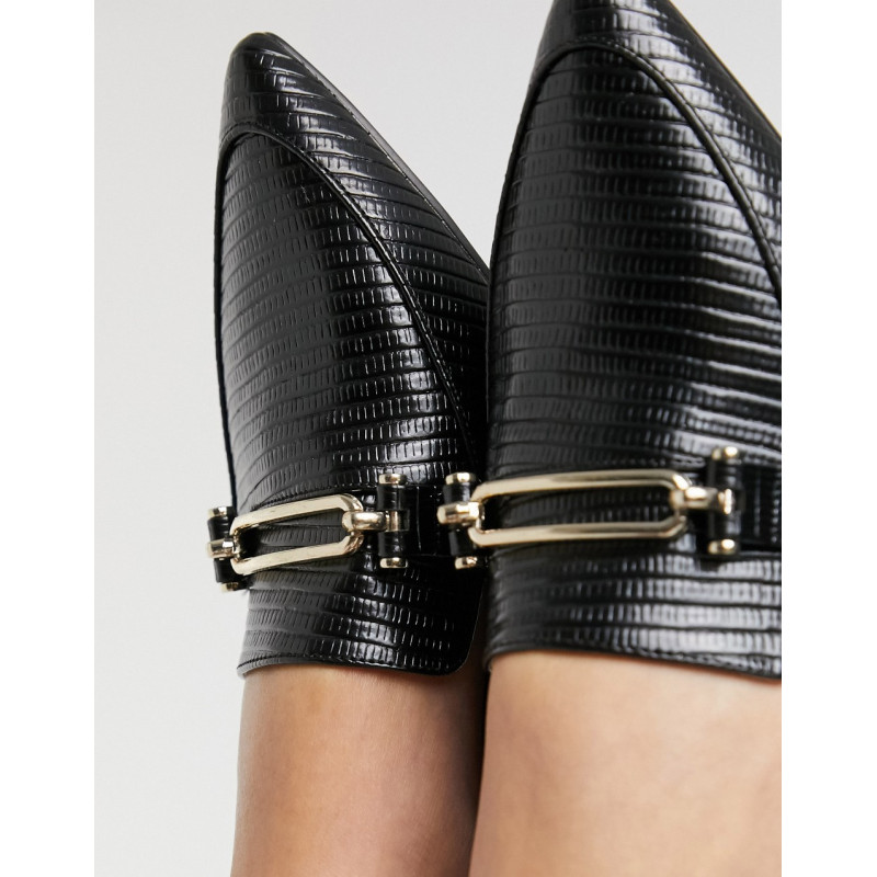 Miss Selfridge loafers with...