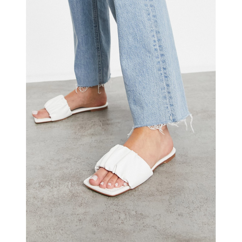 Glamorous ruched slides in...