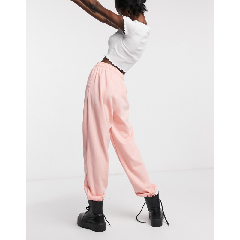 Topshop joggers in bright pink
