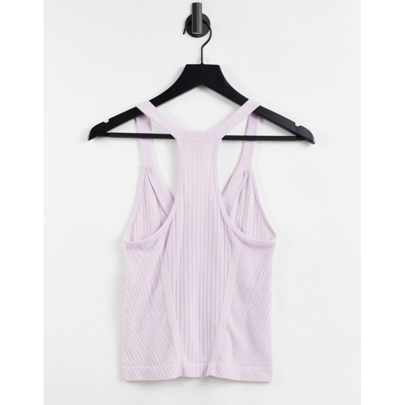 Pieces ribbed vest top in...
