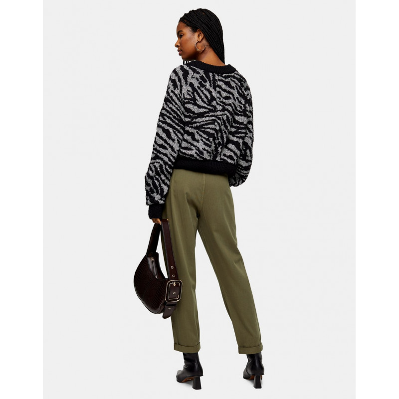 Topshop utility trousers in...