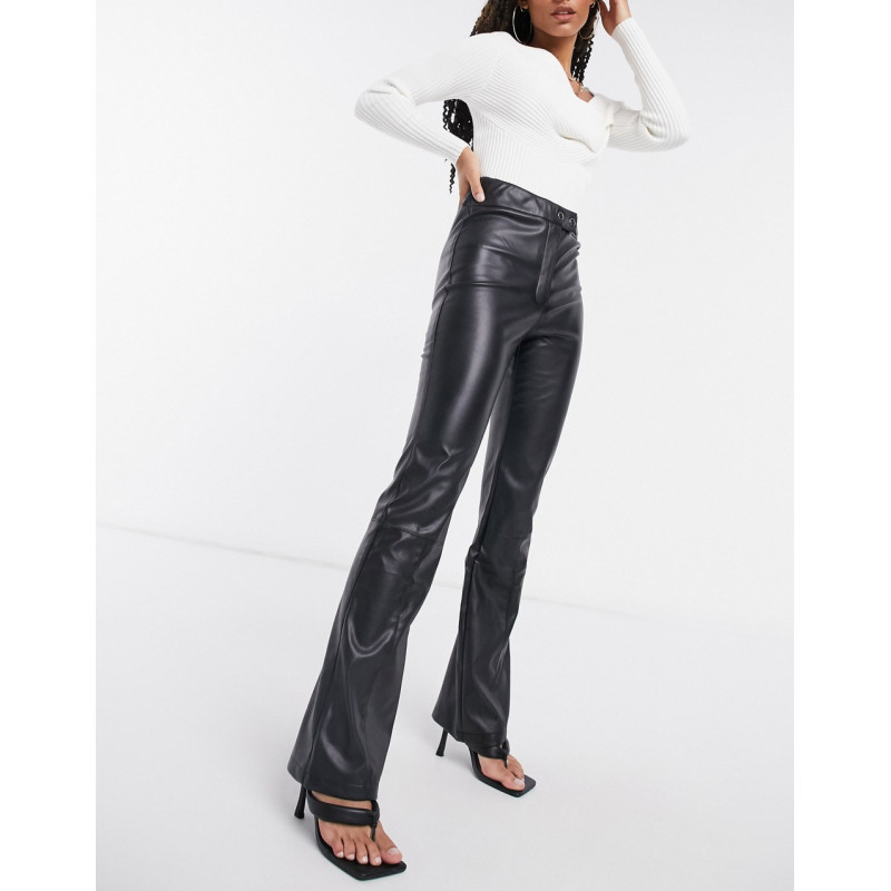 NA-KD faux leather trousers...