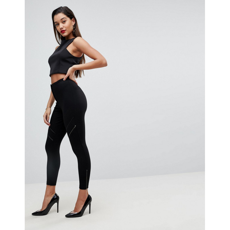 ASOS Tailored Ponte Zip and...
