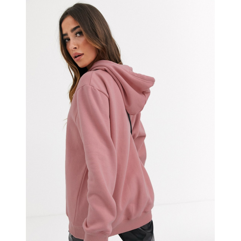Missguided basic hoody in pink