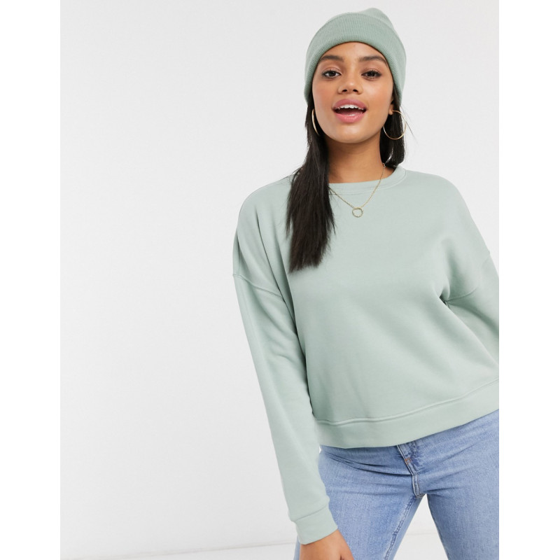 Pieces jumper in green