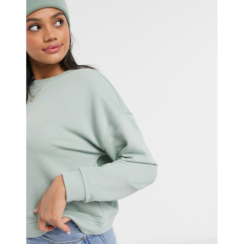 Pieces jumper in green