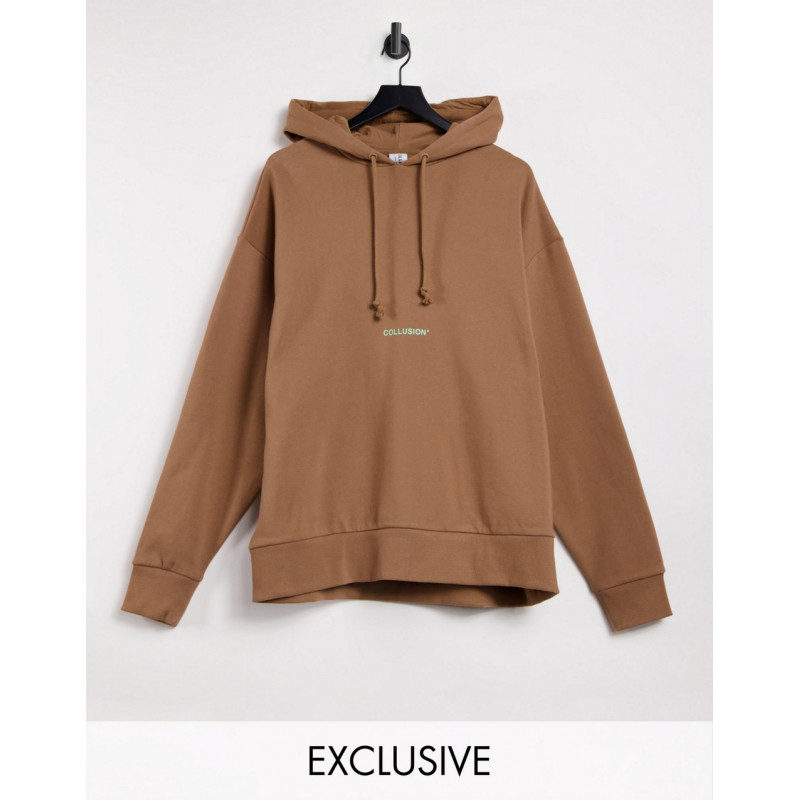 COLLUSION brown oversized...