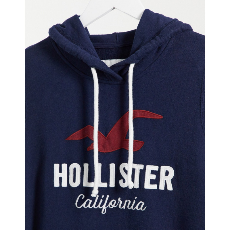 Hollister front logo hoodie...